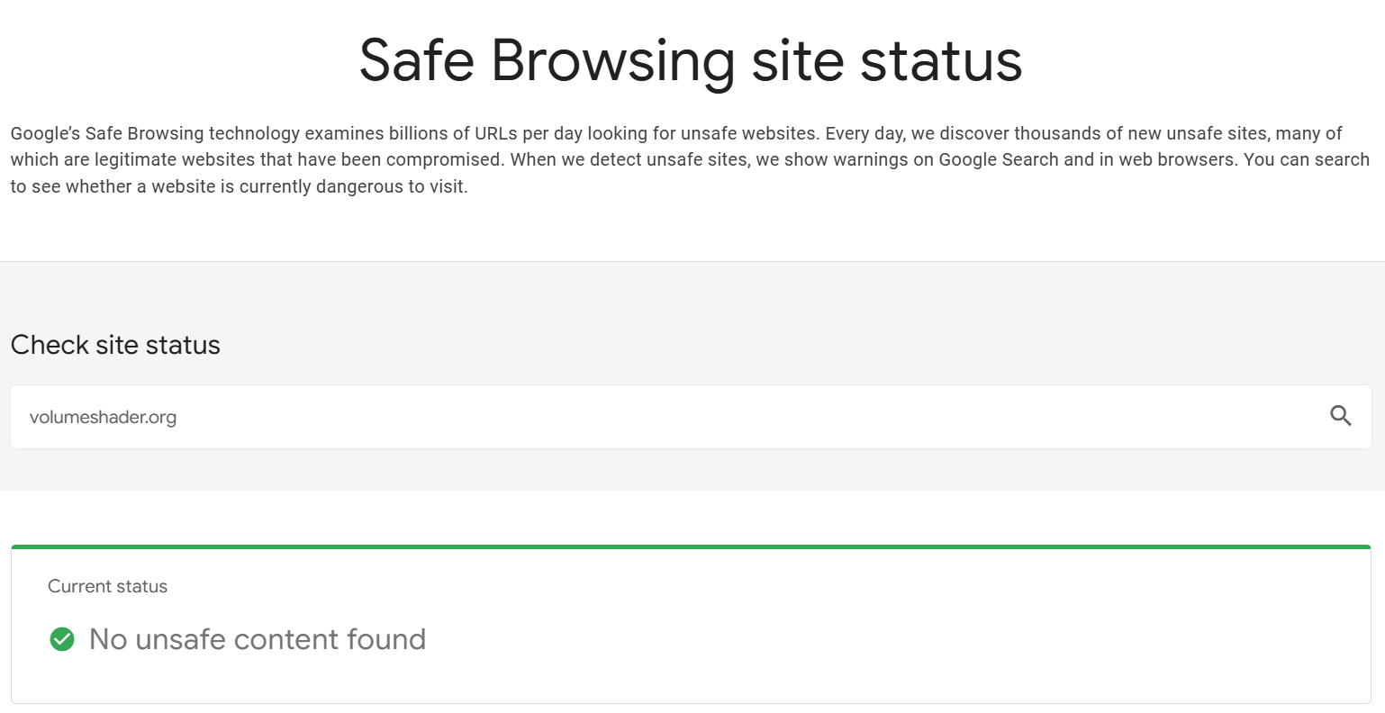 Google Security Checkup Results